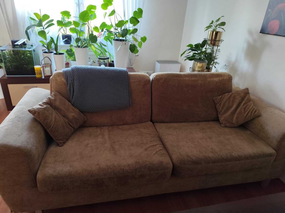 Zestaw Kanap w Kolorze Beżowym – Idealne do Salonu!