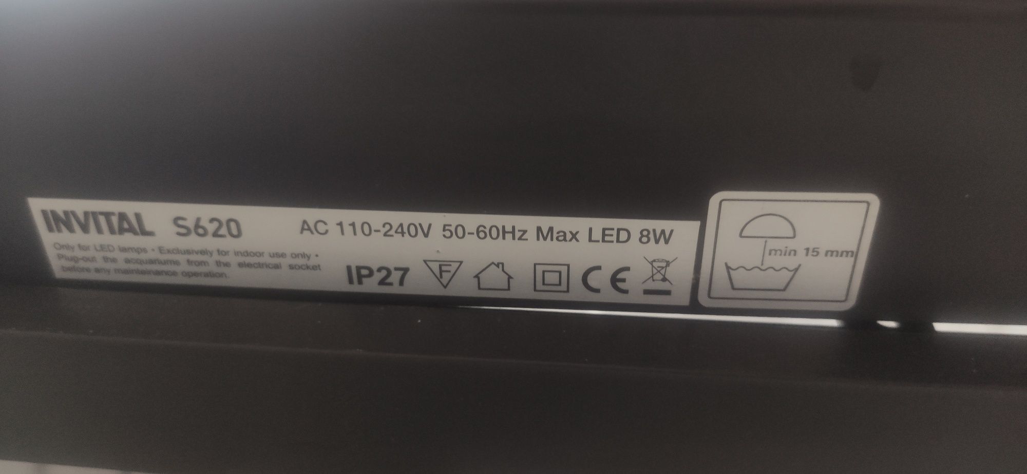 Akwarium Invital LED 60L Bio filter