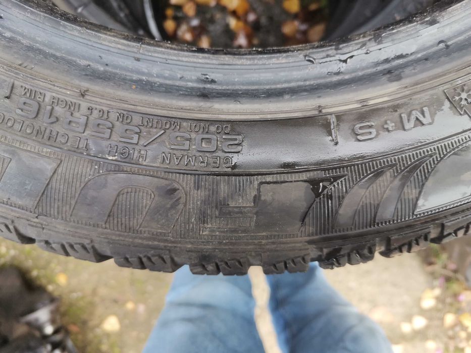 Opony M+S Fulda 205/55R16, 2szt 150zl