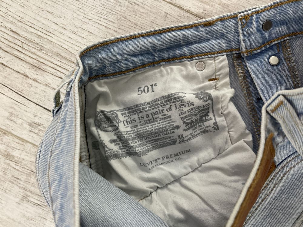 Джинсы Levis 501 синие джинси levi’s с лампасами