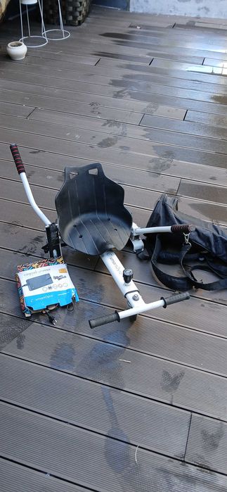 Hoverboard com kart e carregador e capa de transporte