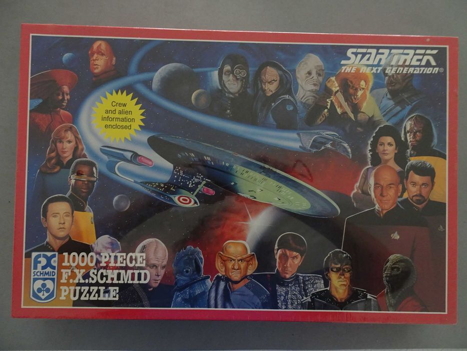 Puzzle Star Trek The Next Generation 1000 peças Schmid (selado)