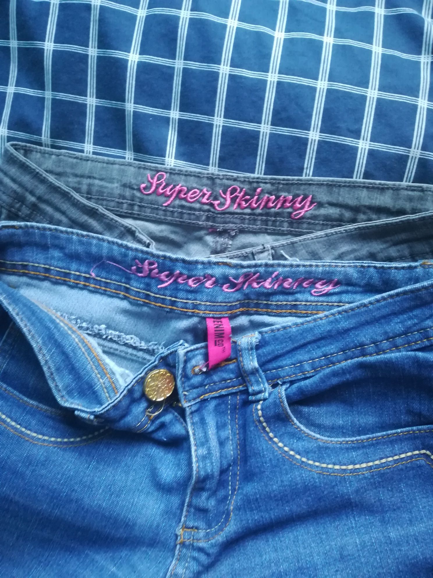 2 pary rurek DENIM CO r. XS