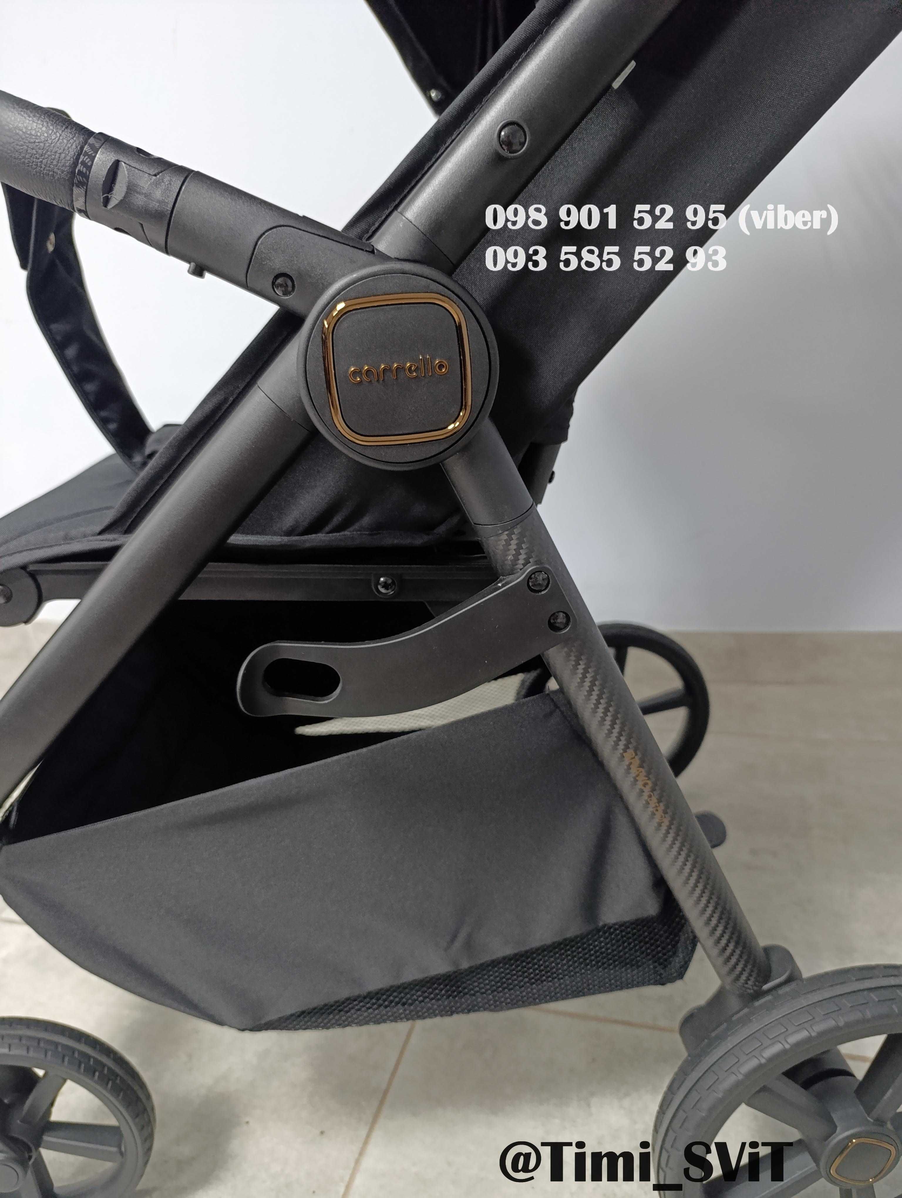Коляска Carrello Bravo Carbon Детская прогулочная коляска Браво Карбон