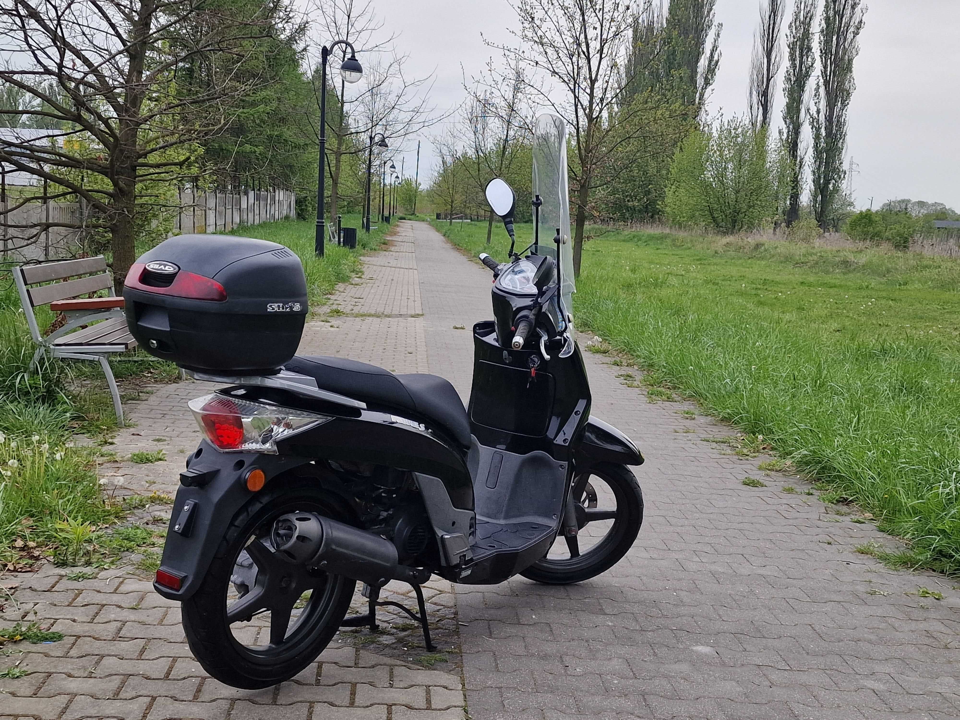 Skuter Kymco People S 50 4T na dużych kołach 16" * szyba * kufer*