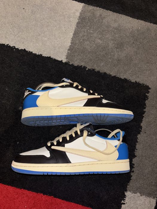 Nike jordan 1 travis scott fragment low