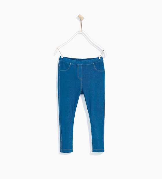legginsy jegginsy jeans ZARA 9-1 140 stan idealny
