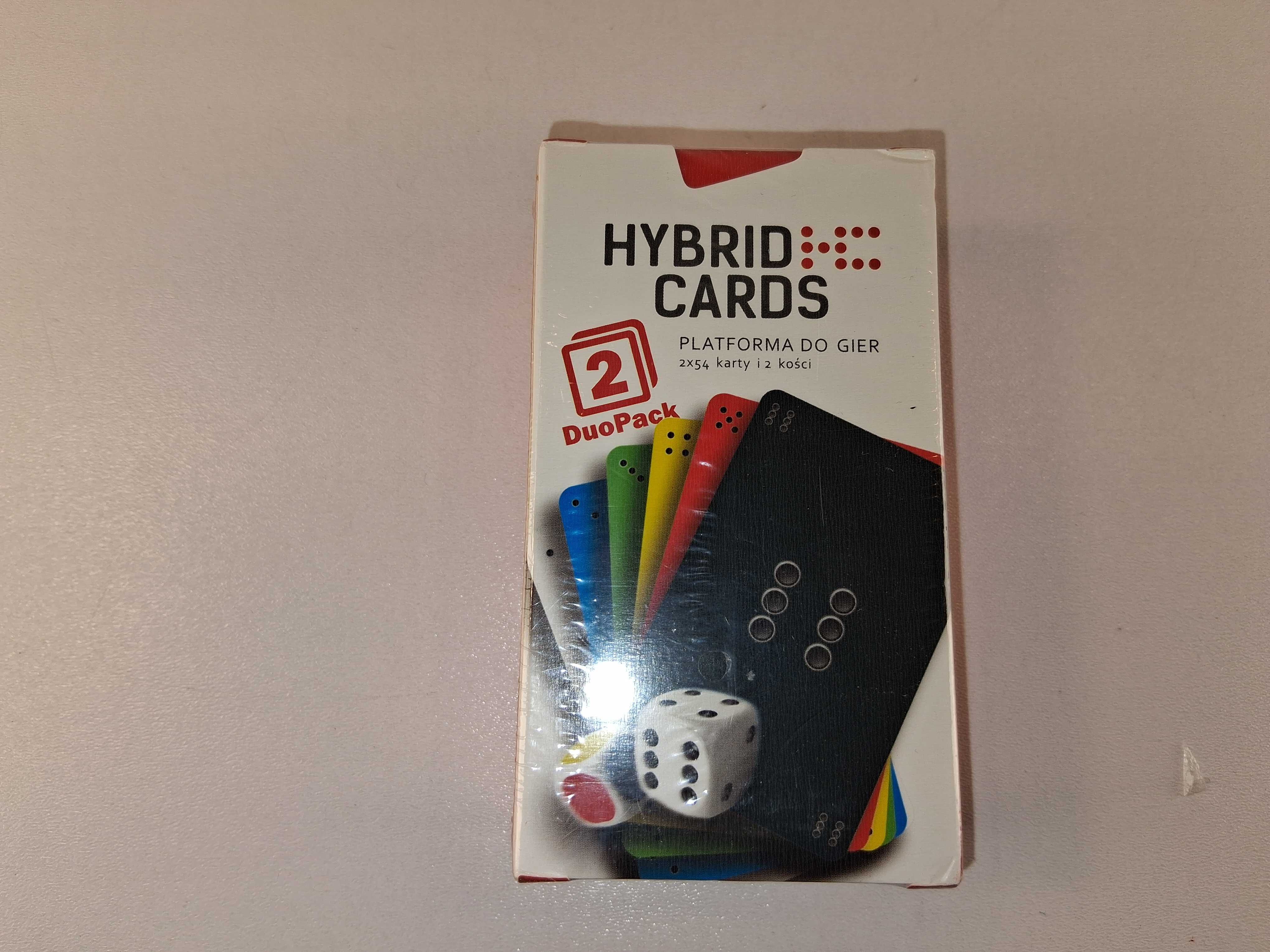 F008 Hybrid Cards DuoPack Platforma Do Gier 2x54 Karty Kości Nowe