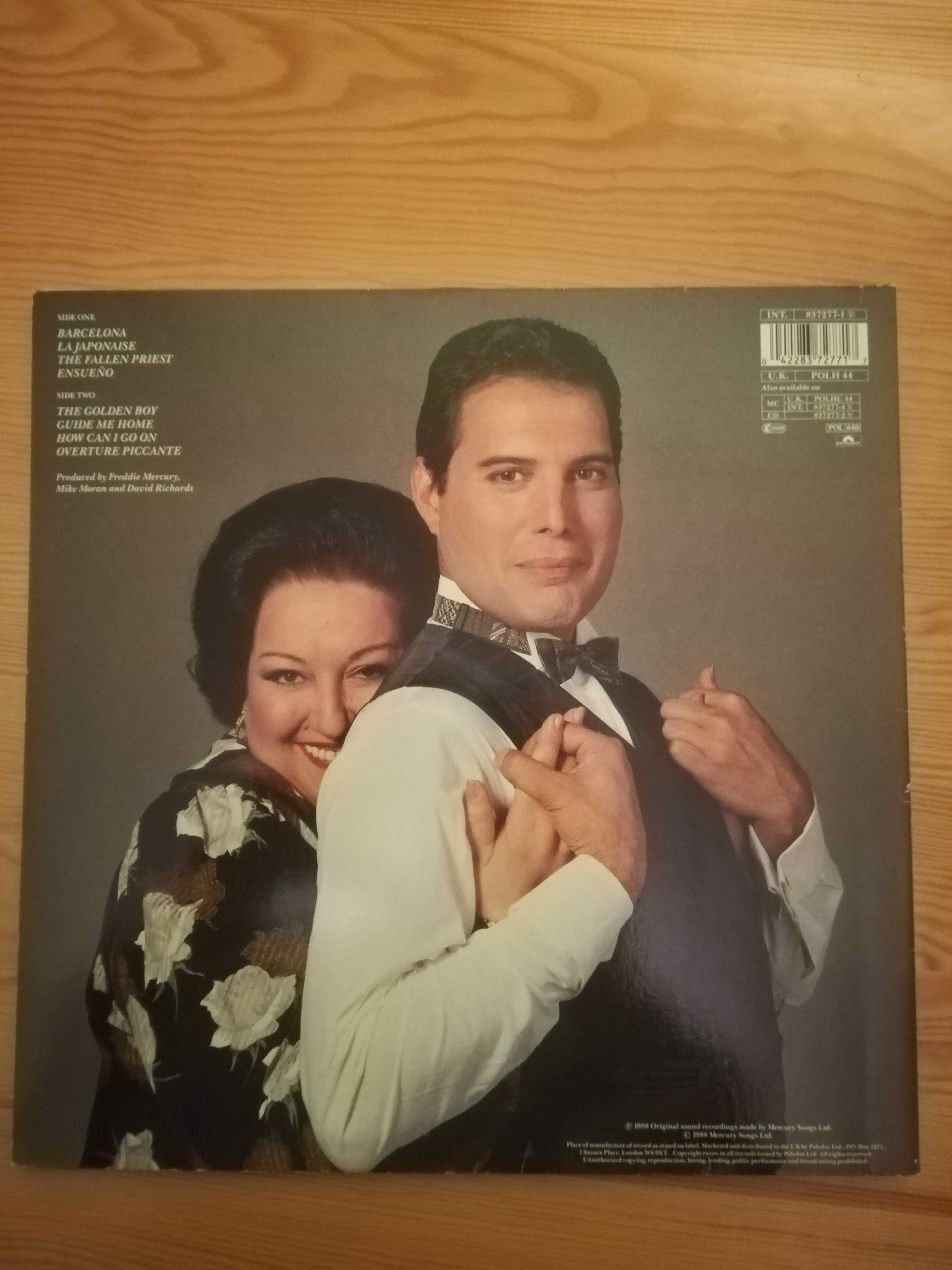 Freddie Mercury & Montserrat Caballé  Barcelona winyl pierw wyd. '88 r