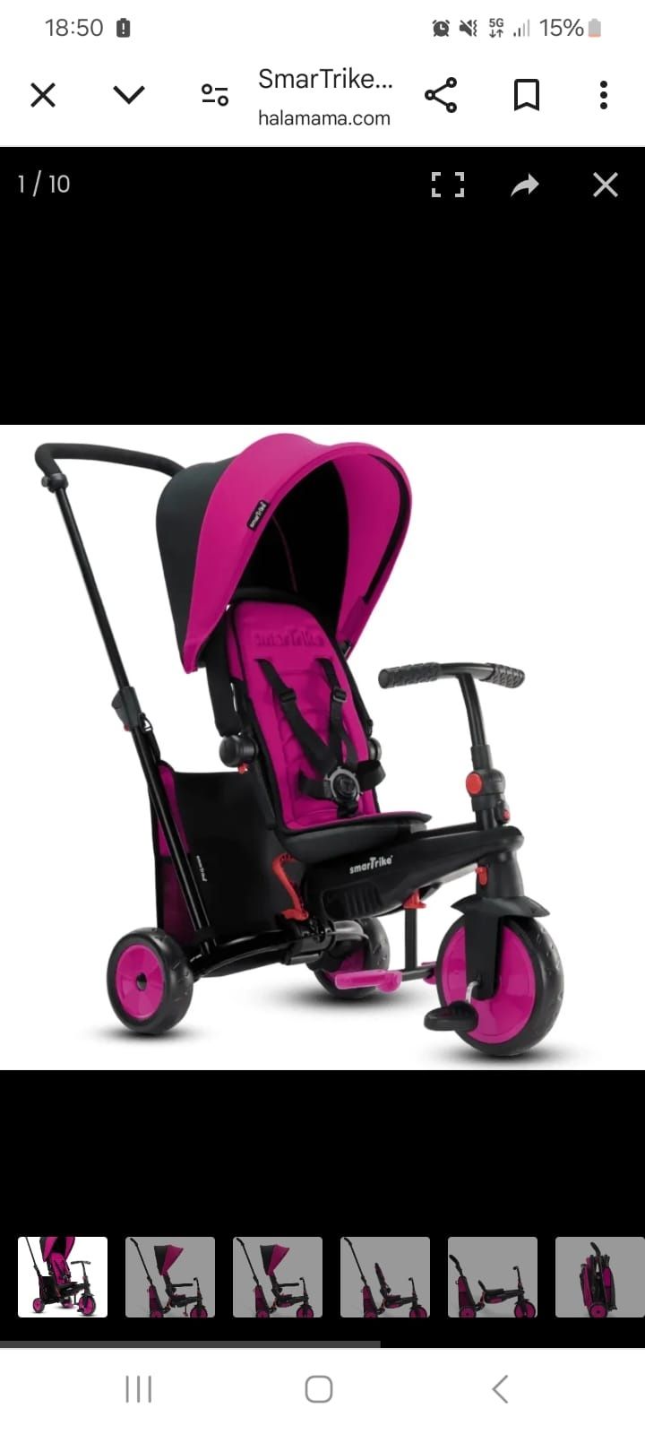 Triciclo smarTrike 6 em 1
