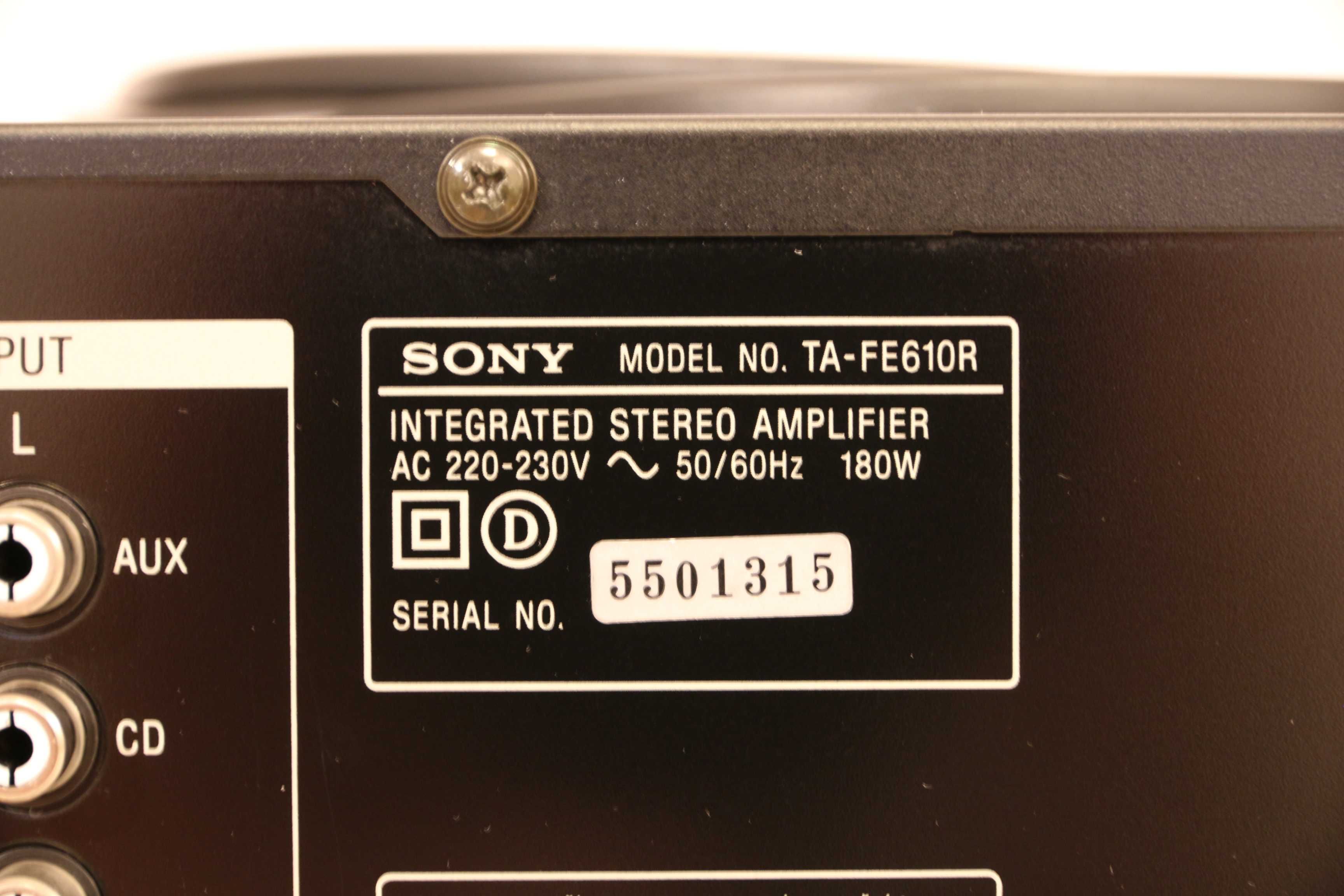 Wzmacniacz stereo Sony TA-FE610R