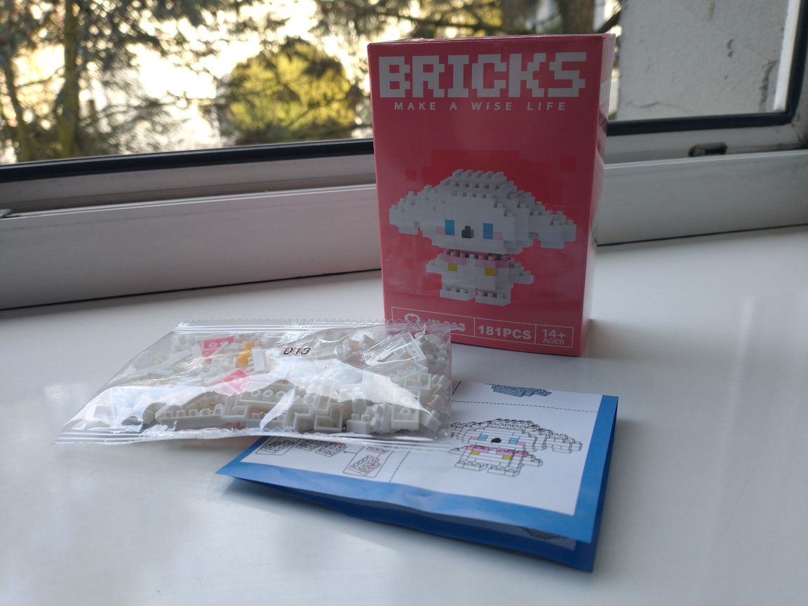 Klocki figurka 3d lego Bricks Cinnamoroll hello Kitty kawaii