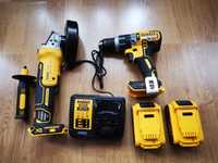 DeWALT DCK2080P2T zestaw DCD796 DCG405 2x5Ah