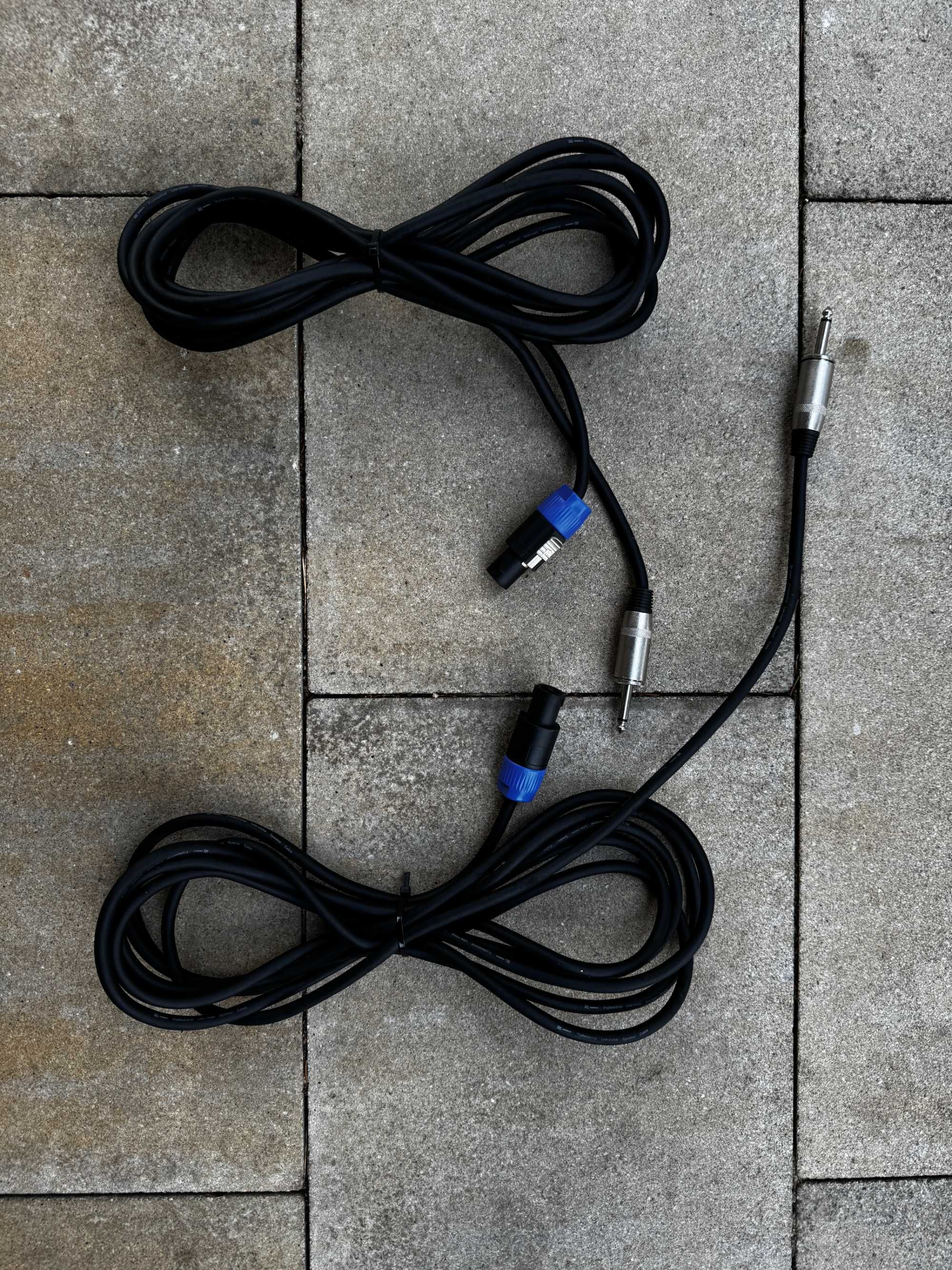 przewody audio do głośników kolumn estradowych kable kolumny Jack