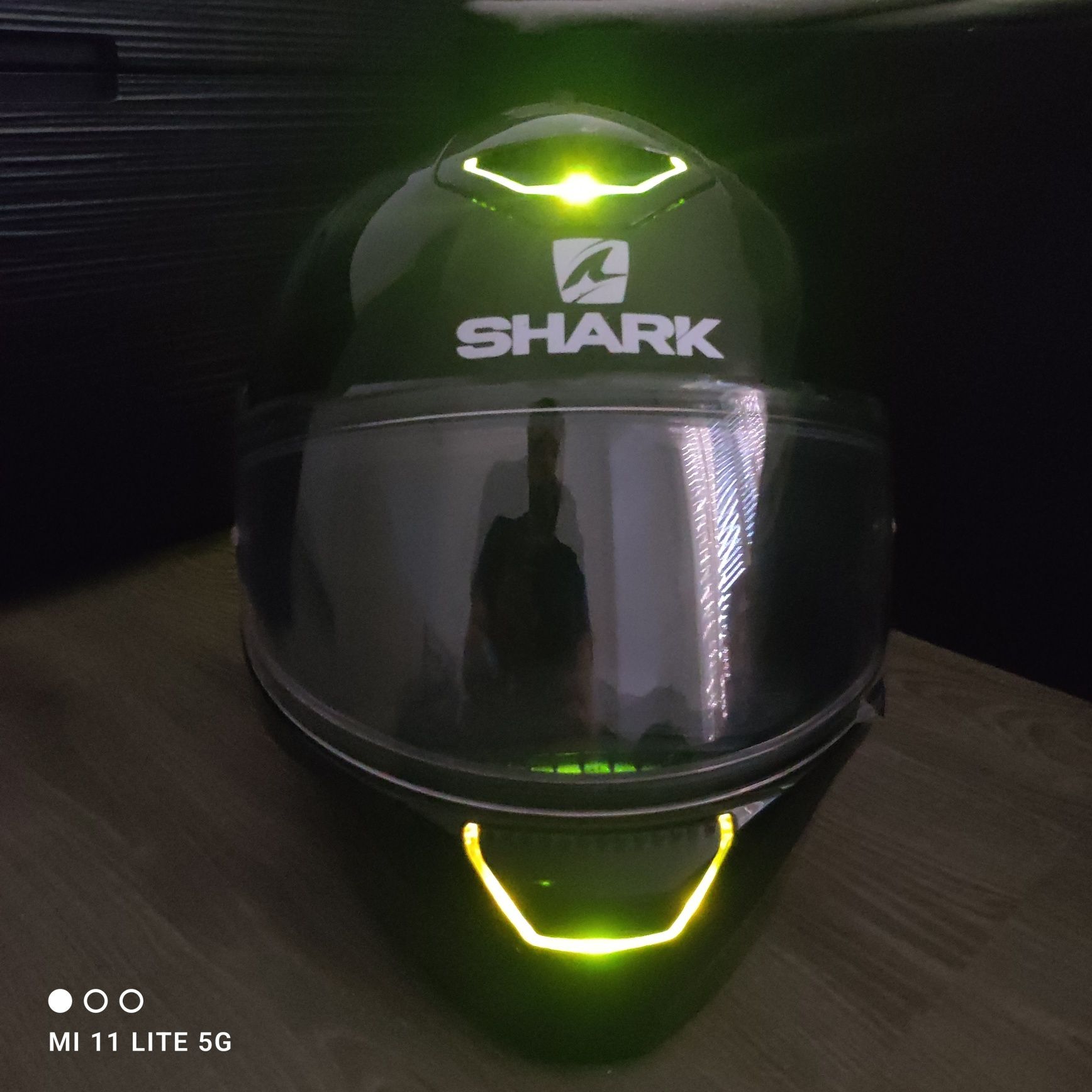 Capacete Shark LED's tamanho S