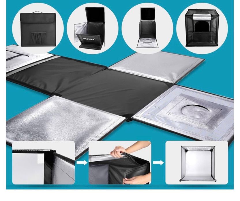 Caixa de luz 50x50 para fotografia