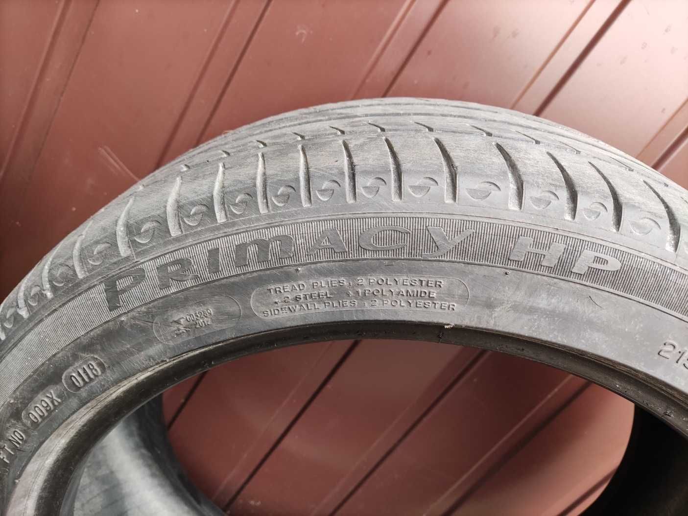 opony letnie Michelin Primacy HP 215/45 R17