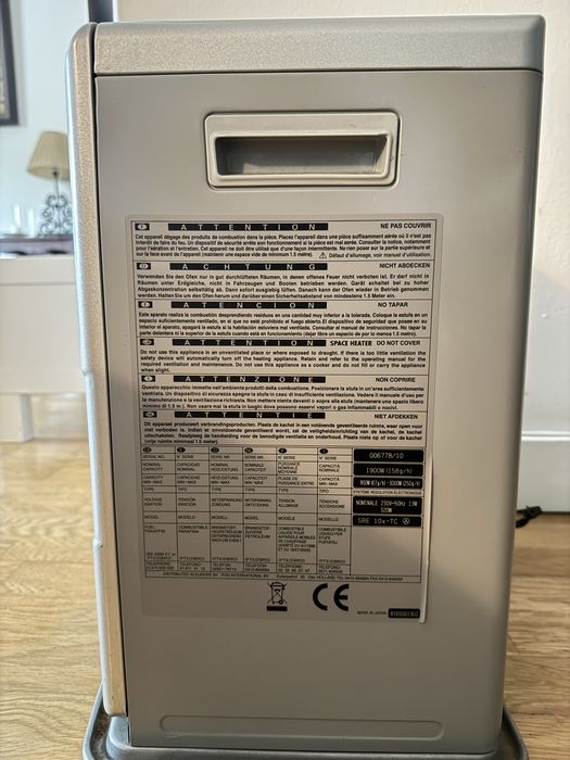 Aquecedor Zimbro parafina