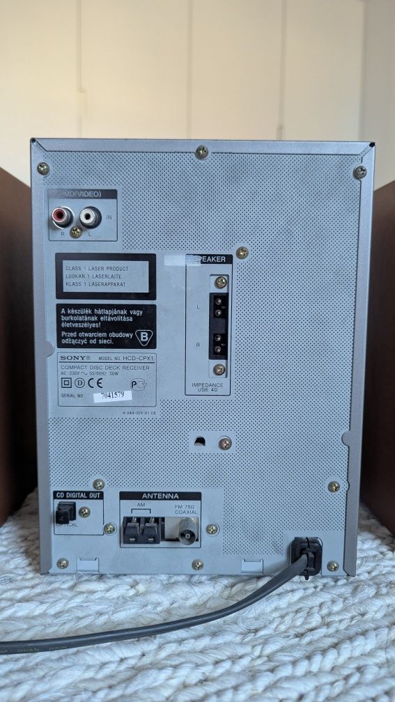Sony HCD-CPX1 – Aparelhagem com colunas originais

Vendo sistema Sony