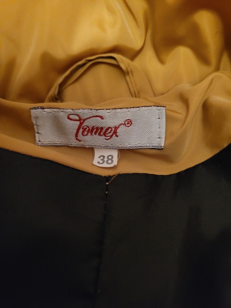 Kurtka zimowa, płaszcz damski pikowany Tomex 38