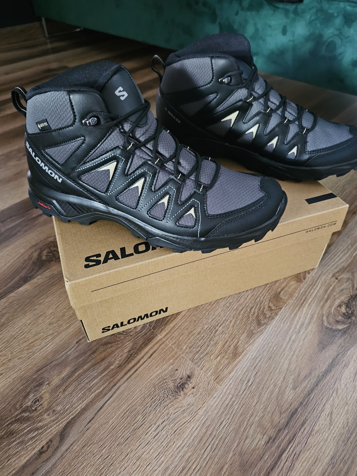 Buty trekking salomon x braze roz.43 1/3 gore-tex