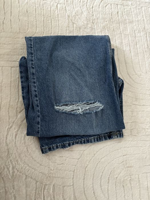 Джинси, жіночі з розрізом