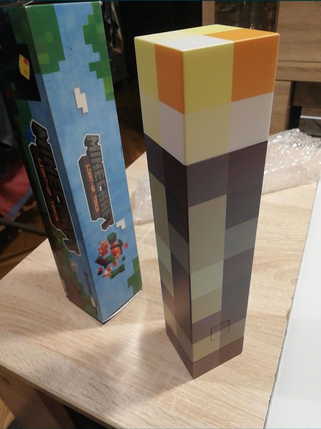 NOWA pochodnia lampka LED Minecraft 4 kolory super zabawka