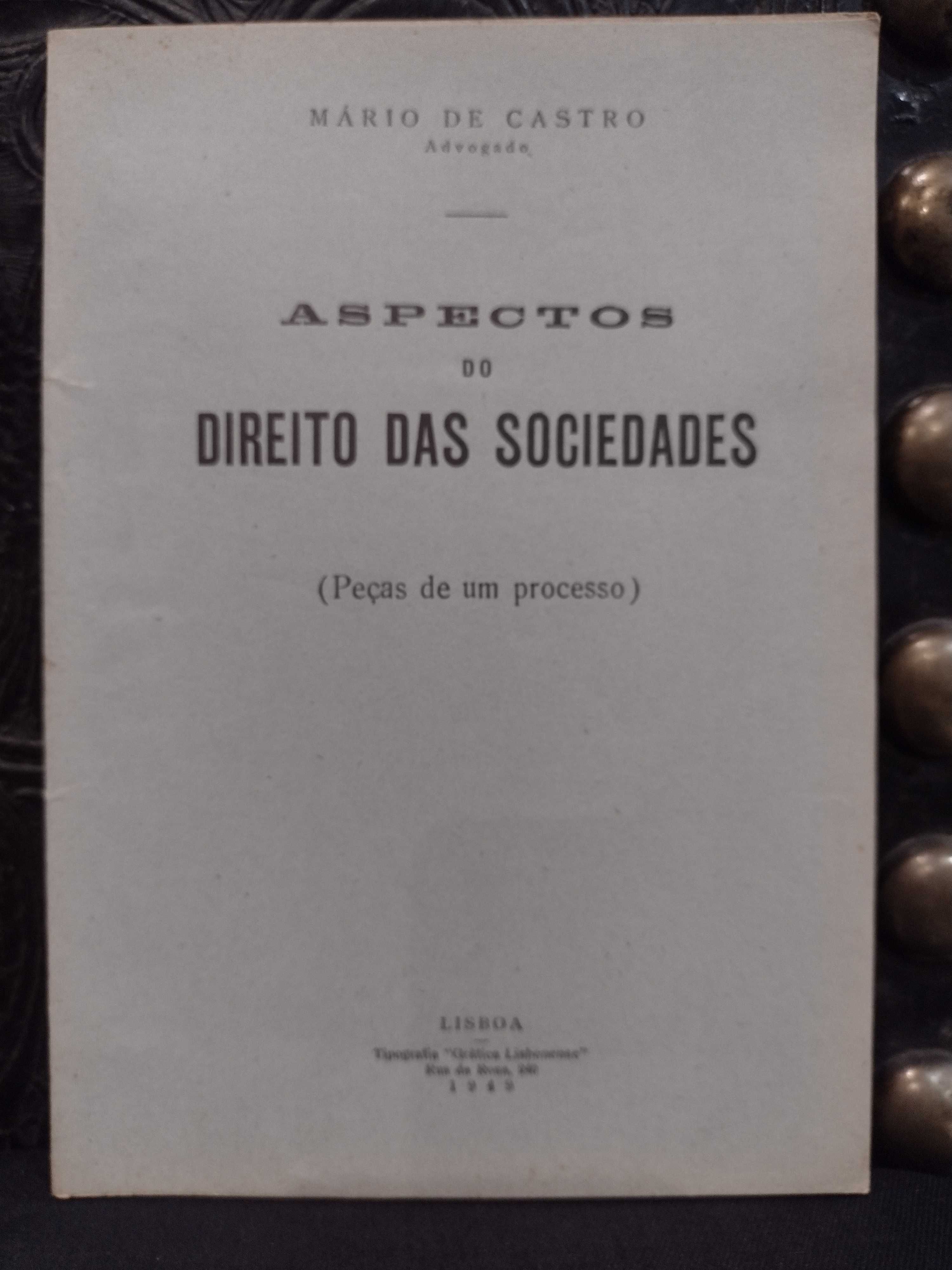 Mário de Castro 1949 Aspectos do Direito das Sociedades