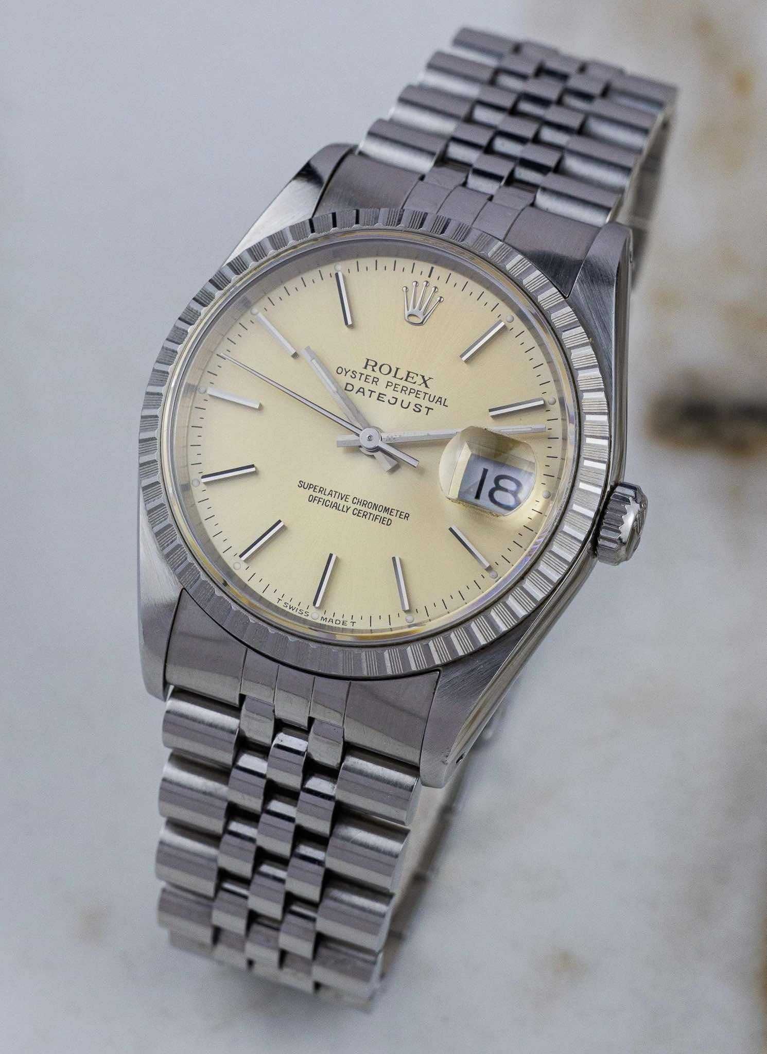 Rolex Datejust 36 mm (ref. 16220, cal 3135, szafir) - piękny !!