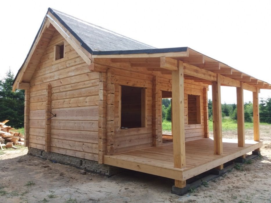 Domy z bali drewniane na zgłoszenie z bala -stelarzowe