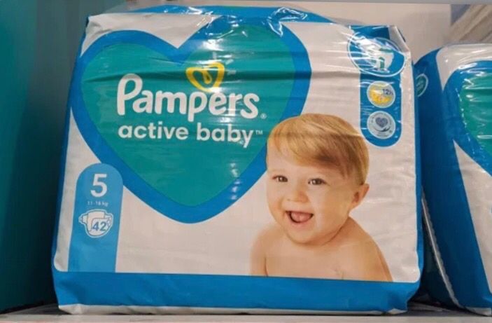 Подгузники Pampers Active Baby. 5 размер