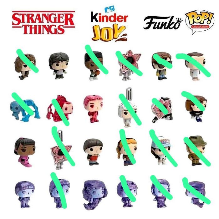 troca de kinder stranger things