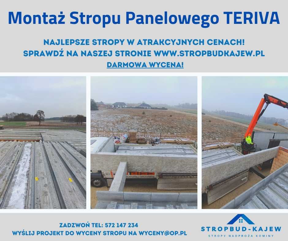 STROP S- PANEL i inne stropy
