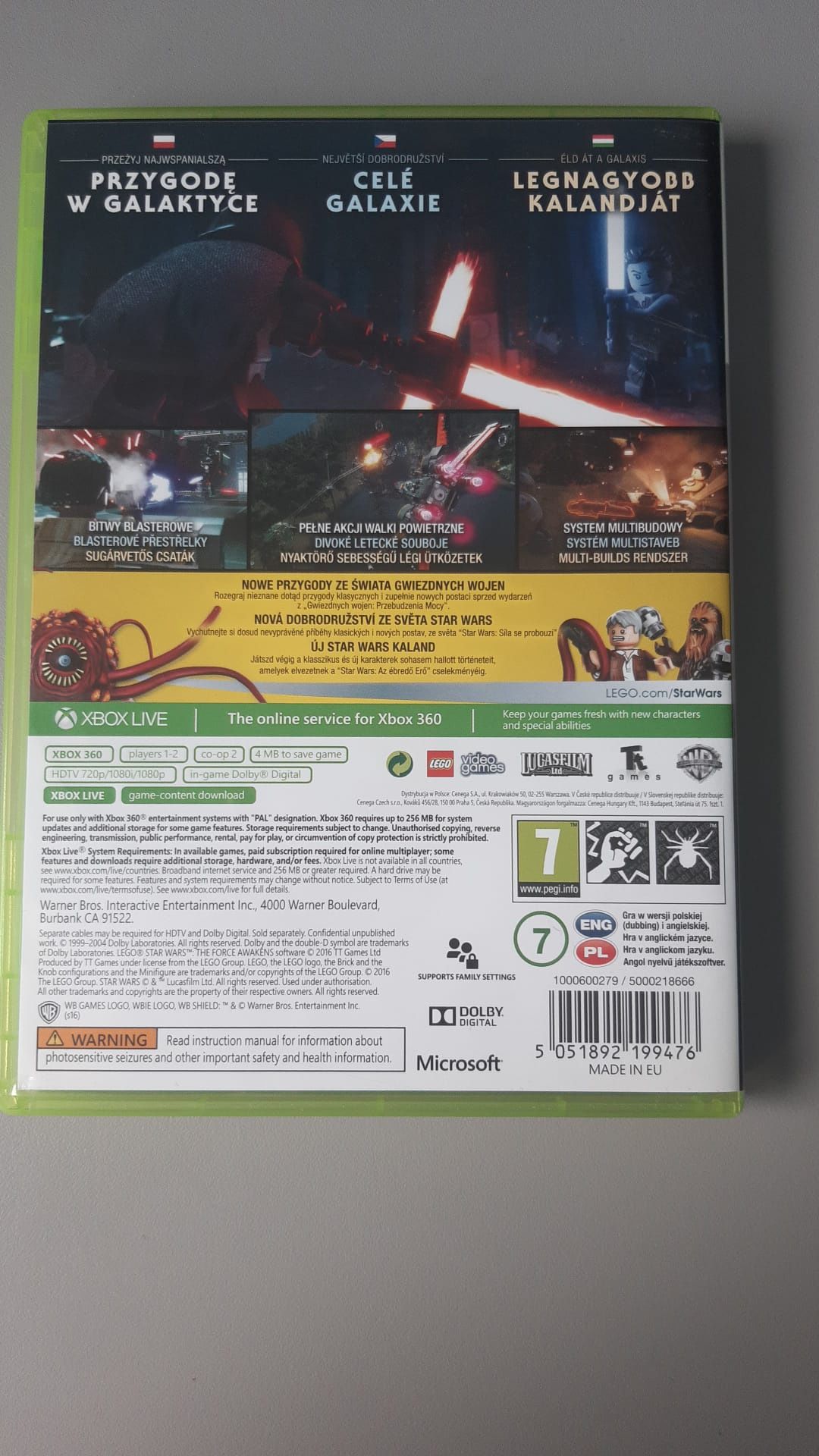 Lego Star Wars Przebudzenie Mocy PL XBOX 360