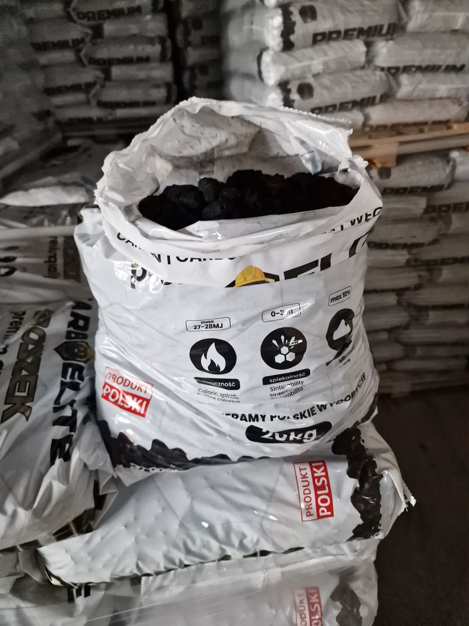 Ekogroszek Carboelite Premium 28MJ Promocja Transport Gratis