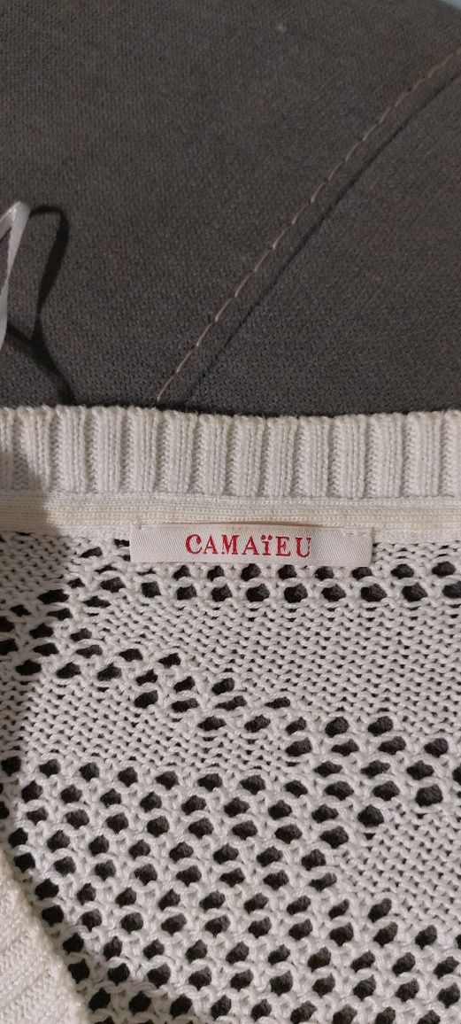Sweter ażurowy Camaïeu M/L