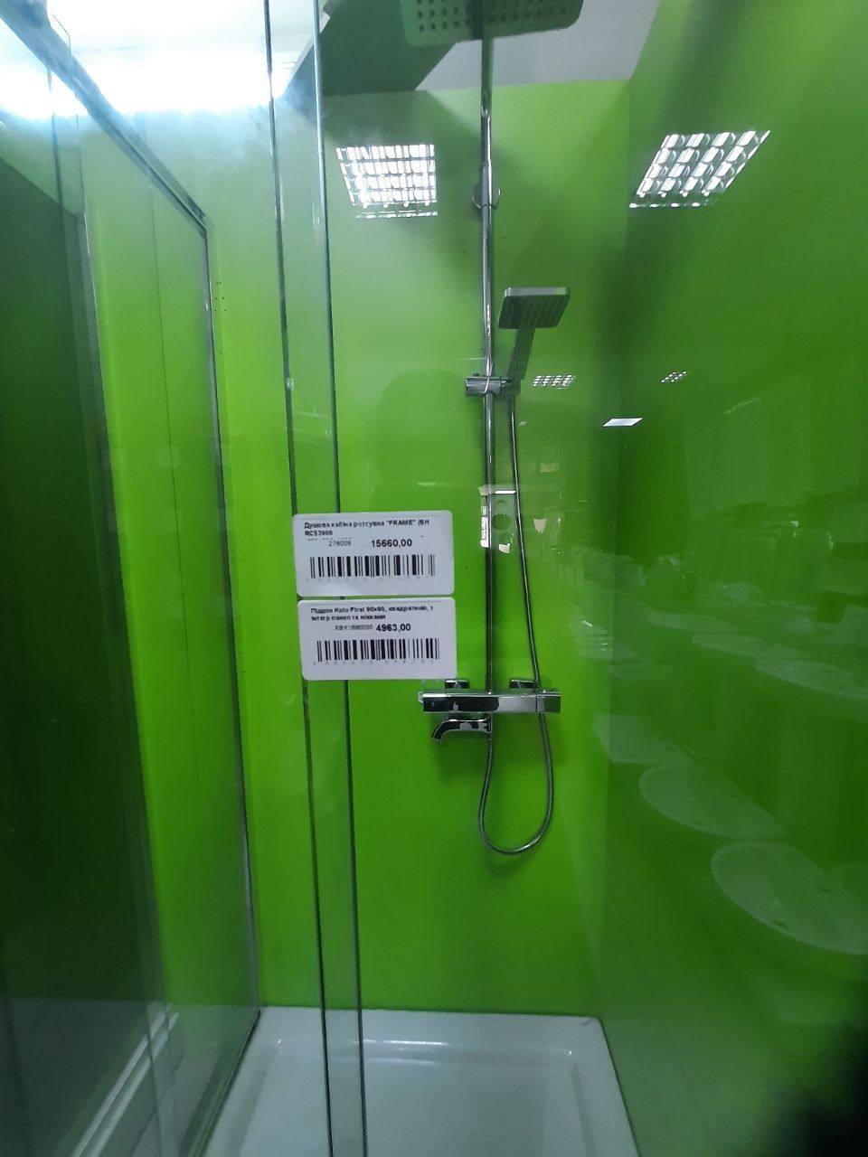 Душува кабіна нова