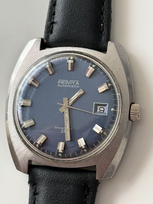 Zegarek Provita Automatic 25jewels, duromat, duży 40mm, na gwarancji