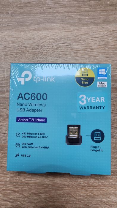 TP-Link Archer T2U Nano AC600 Wi-Fi адаптер