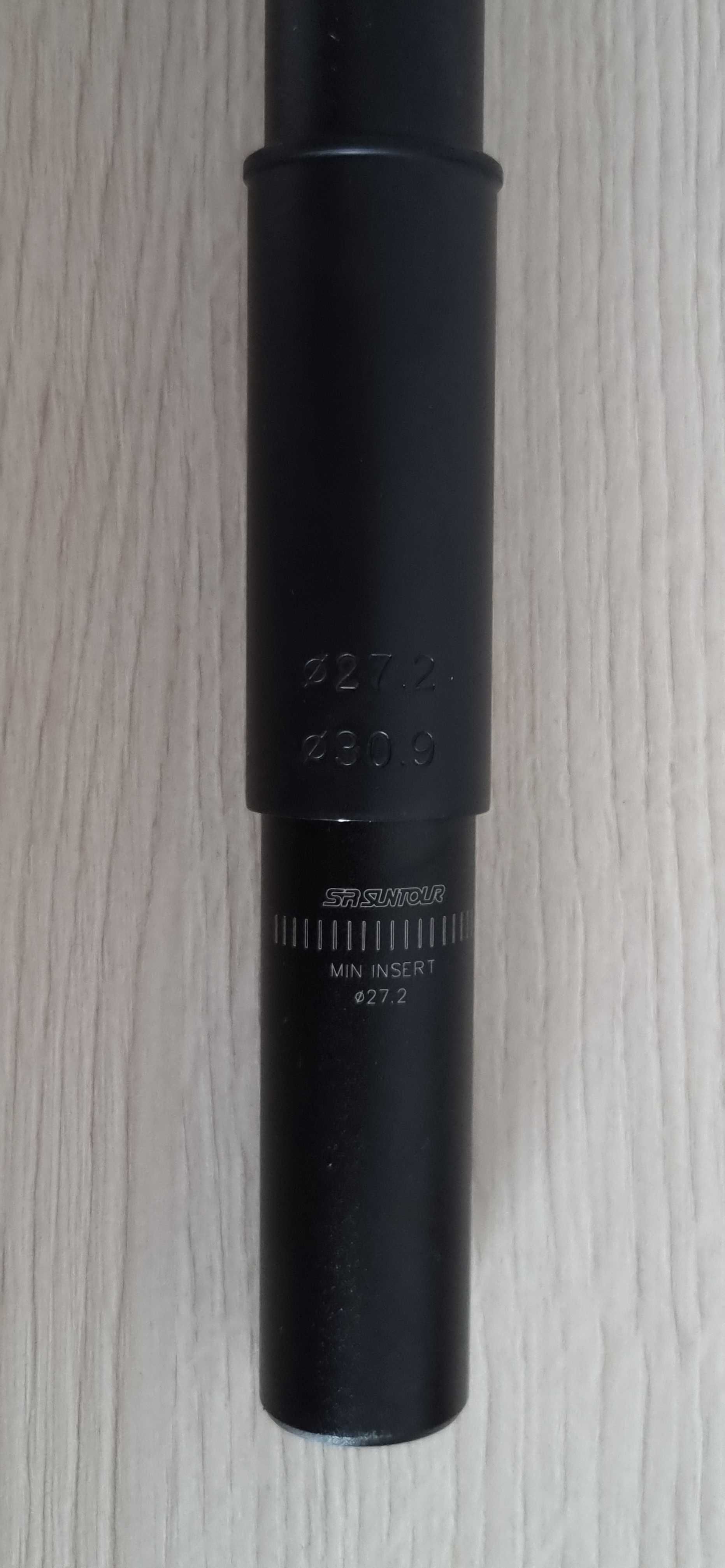 Sztyca amortyzowana SR Suntour NCX SP12 27,2 x 400 mm + ADAPTER 30,9