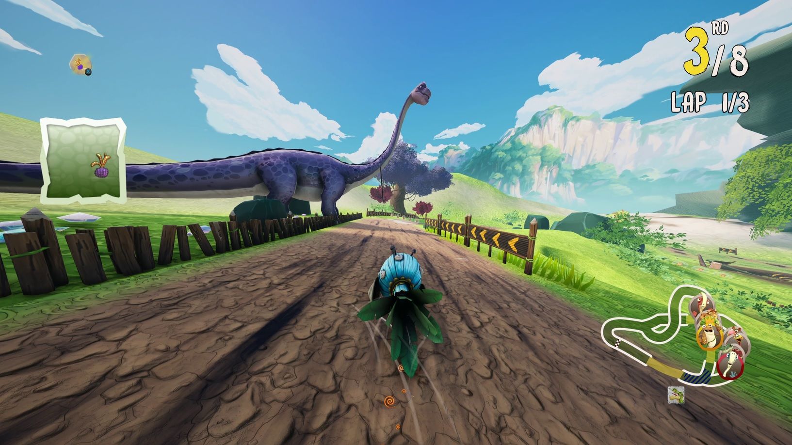Gigantosaurus Gigantozaur Dino Kart PL (PS4) Gra nowa w folii