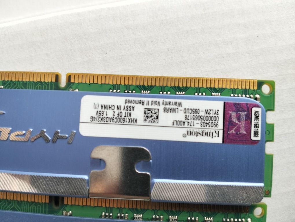 Pamięć Kingston DDR3, 4 GB, 1600MHz, CL9 (KHX1600C9AD3K2/4G)