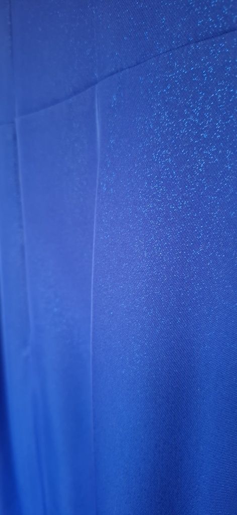 Sukienka wieczorowa maxi chabrowa r. XL