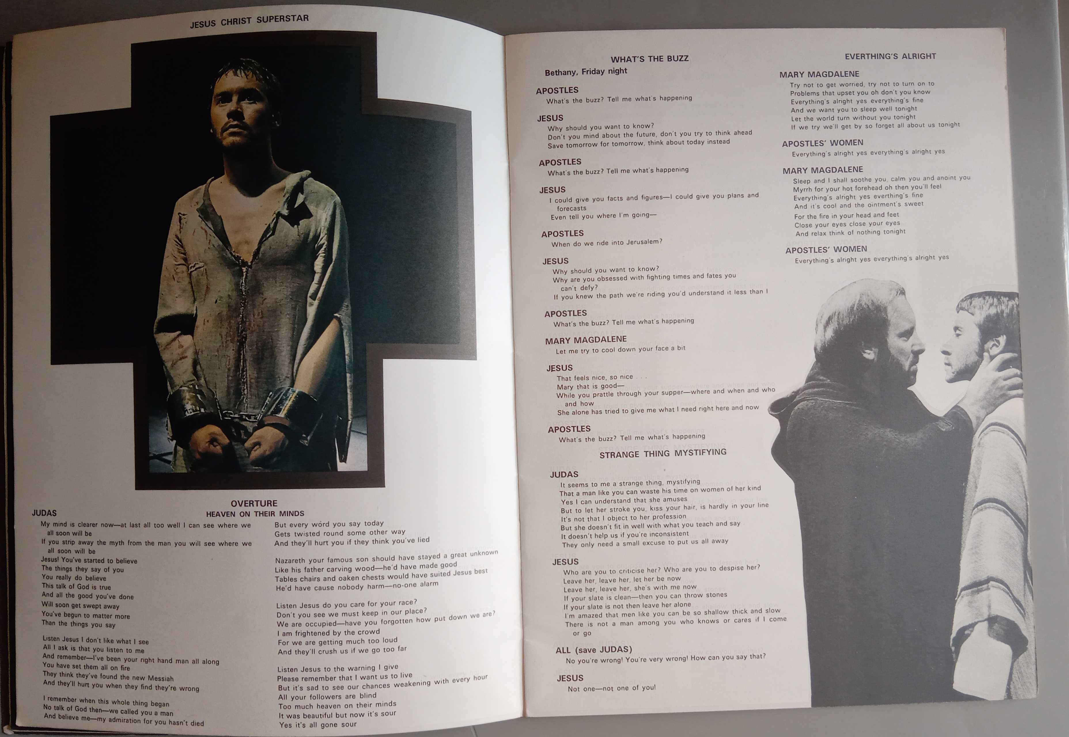 Jesus Christ Superstar - - - - - Libretto da Ópera Rock