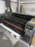 Maquina corte laser p/textil 2 cabeças camera continuo