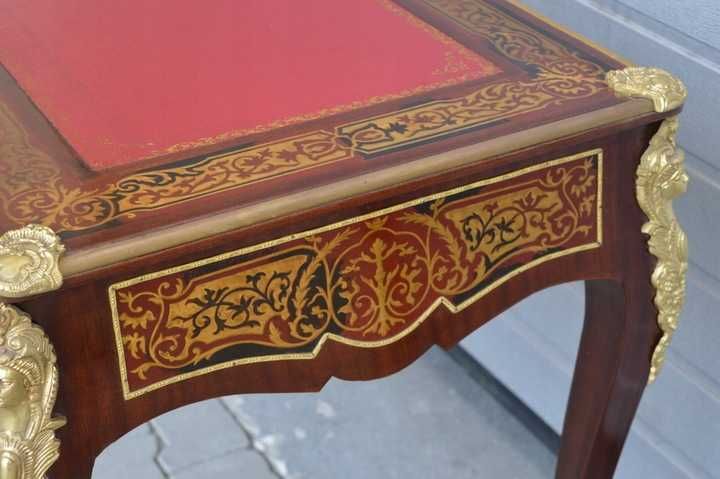 Biurko BOULLE Instarsje Z BRĄZU stół - NR 1 - HIT!