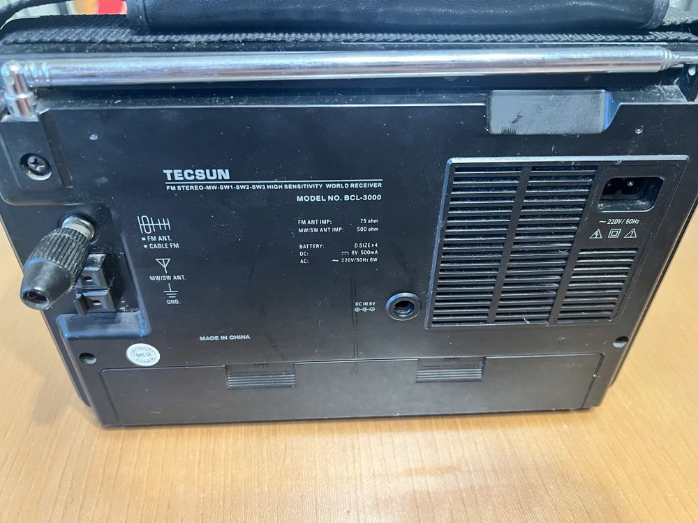 TECSUN BCL-3000 AM цифровий FM STEREO СВ радіоприймач