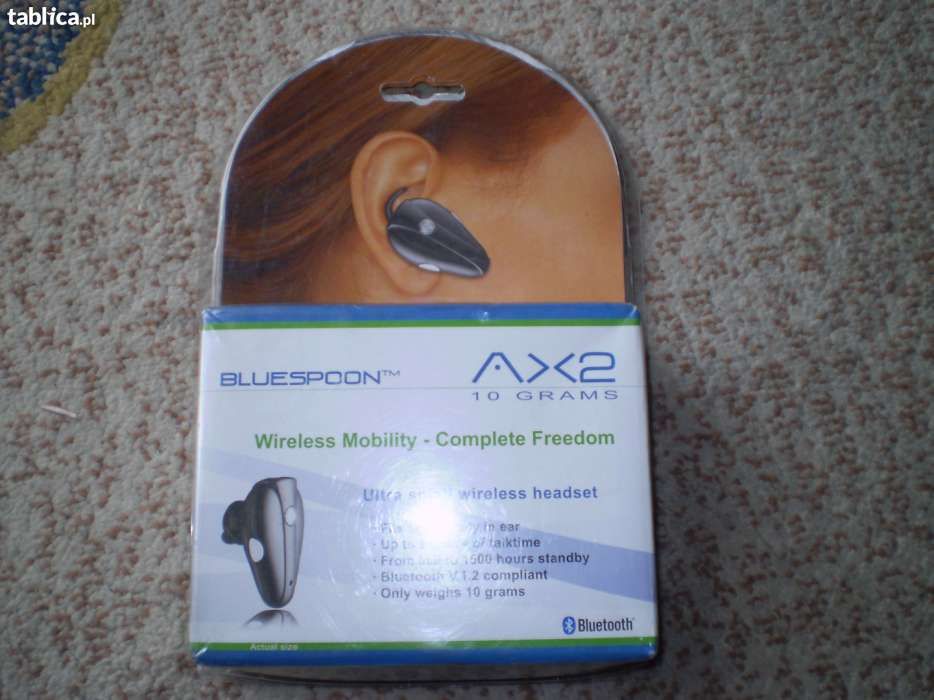 Bluetooth, zestaw słuchawkowy do telefonu.