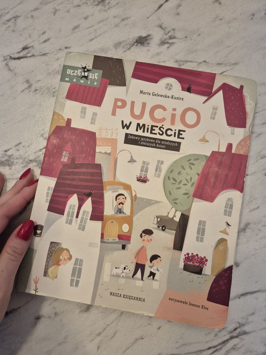 Książka dla dzieci Pucio w mieście