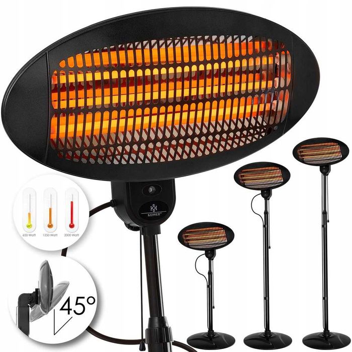 promiennik tarasowy ogrzewanie na podczerwień kesser khz-ths-2000